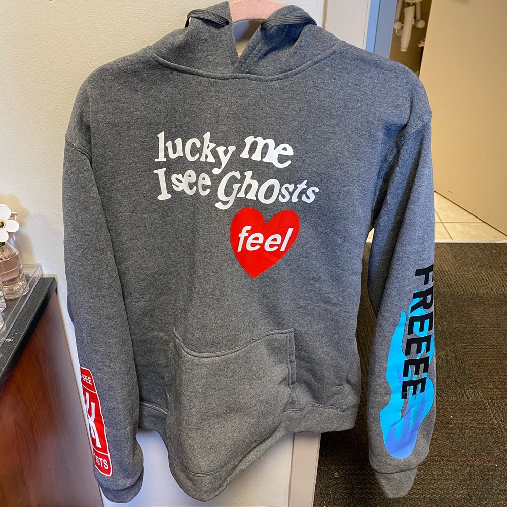 Lucky me I see ghosts hoodie